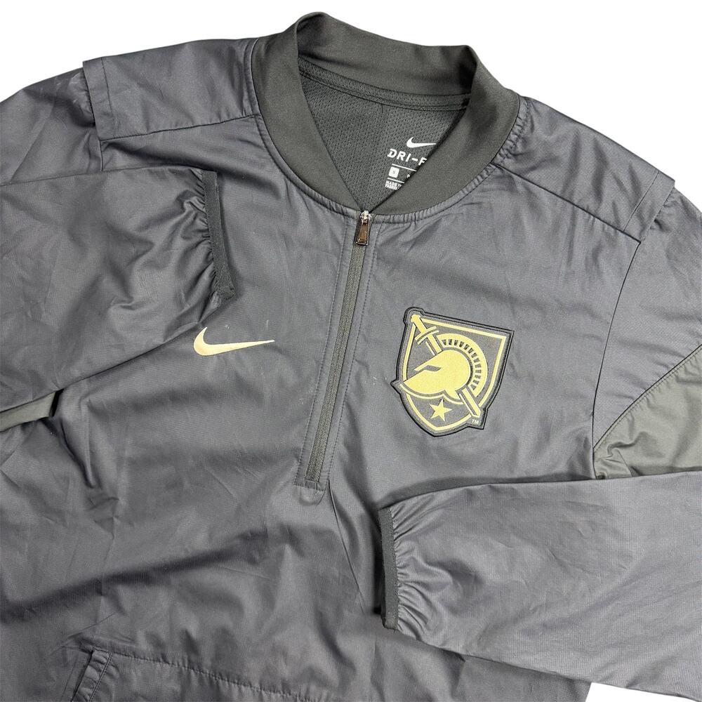 Nike Army West Point Black Knights Men’s Small Black Dri-FIT Quarter Zip